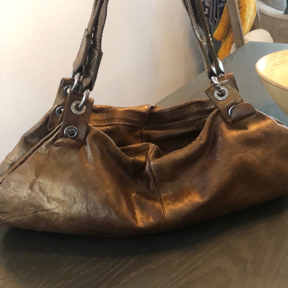 Vin Baker metallic shoulder bag